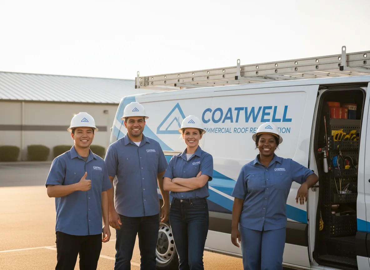 Commercial roof coating company in Ridgedale, MO